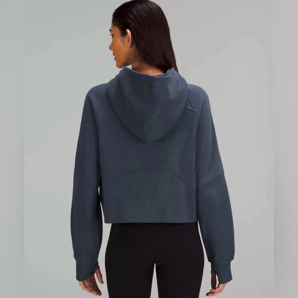 Lululemon Scuba Oversized Half-Zip Hoodie “Iron Blue” NWT - Picture 4 of 6
